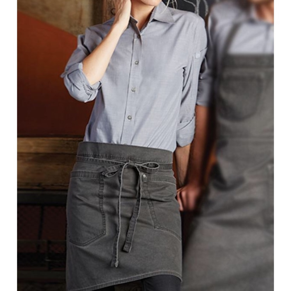 Chefs Works apron gray worn once!!